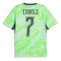 Camiseta Suiza Breel Embolo #7 Segunda Equipación Replica Mundial 2026 mangas cortas